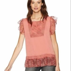 Pink Lace Flowy Boho Tank | Lulus Ella Moon